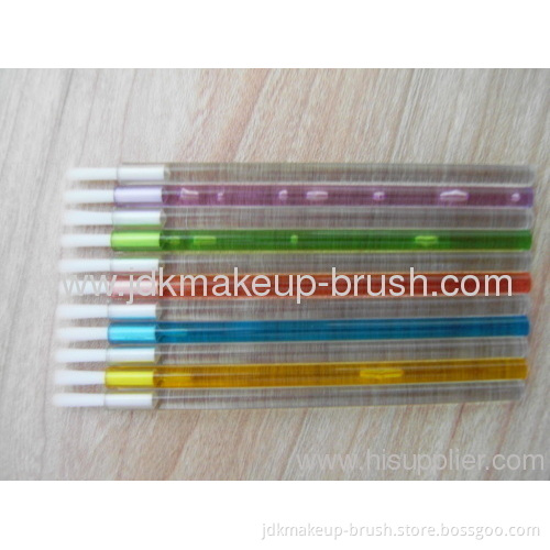 Stock! The Lowest Price Synthetic Hair Colorful Disposable Lip Brush 